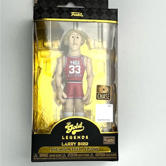 Larry Bird Boston Celtics Funko Gold NBA Legends 5" ALL STAR CHASE (Red) - Picture 6 of 6